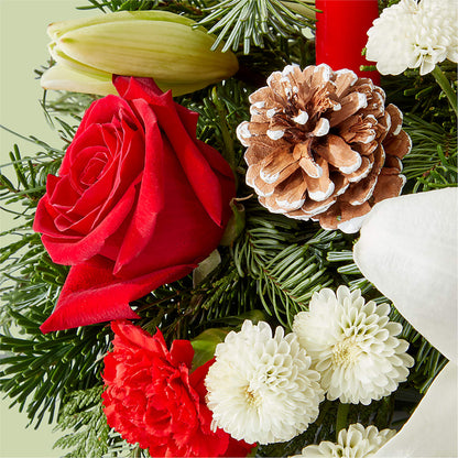 Seasonal Festivities Centerpiece –  Unique Flowers And Wedding, Miami FL