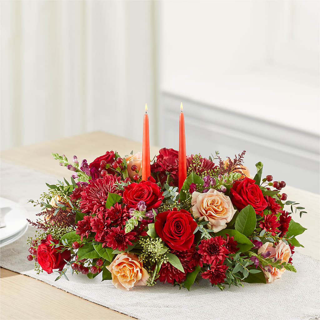 Most Thankful Centerpiece –  Unique Flowers And Wedding, Miami FL
