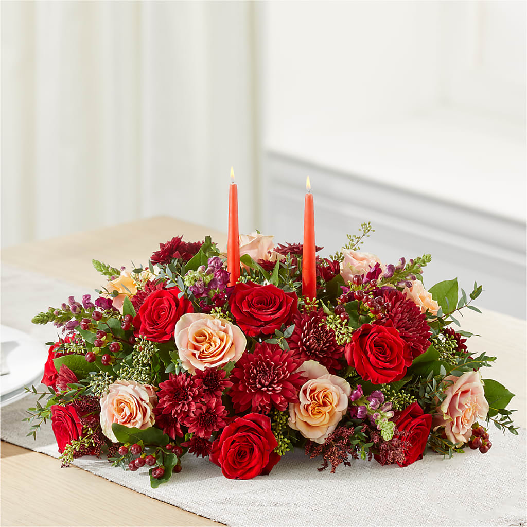 Most Thankful Centerpiece –  Unique Flowers And Wedding, Miami FL