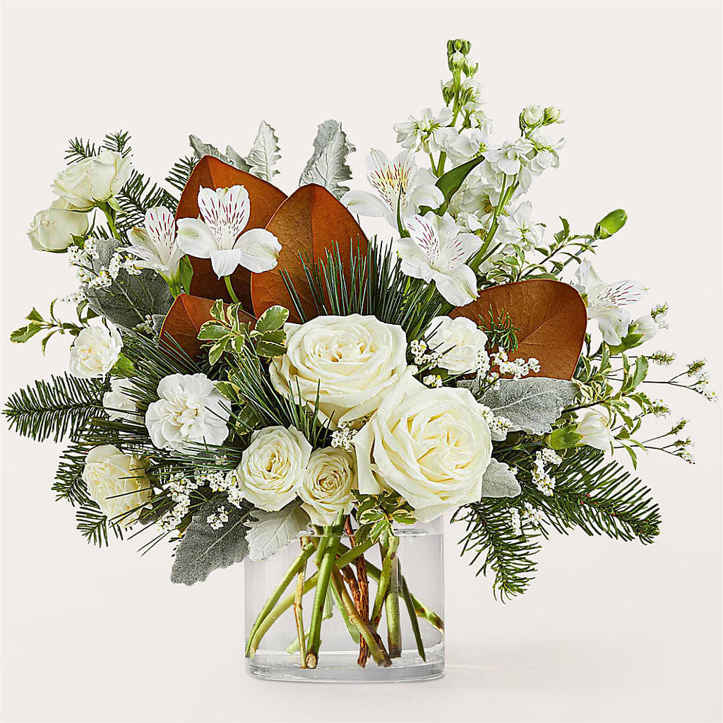 Fresh Snowfall Bouquet –  Unique Flowers And Wedding, Miami FL