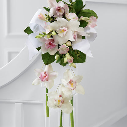 Perfect Entrance Pew Arrangement –  Unique Flowers And Wedding, Miami FL
