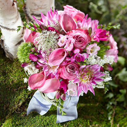 Pink Profusion Bouquet –  Unique Flowers And Wedding, Miami FL