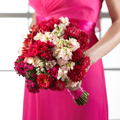 Pink Effervescence Bouquet –  Unique Flowers And Wedding, Miami FL
