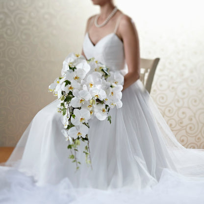 Classic White Bouquet –  Unique Flowers And Wedding, Miami FL