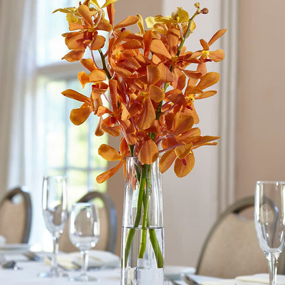 Orange Mokara Bud Vase –  Unique Flowers And Wedding, Miami FL